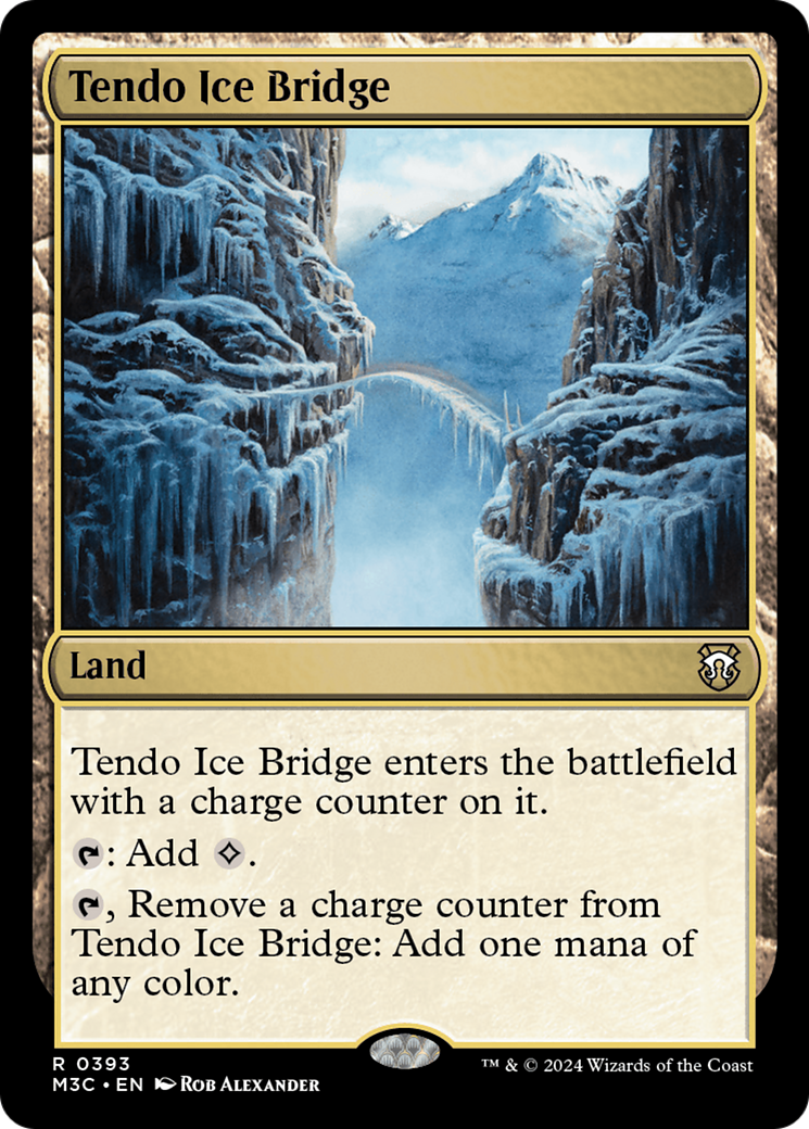 Tendo Ice Bridge (Ripple Foil) [Modern Horizons 3 Commander] | Mindsight Gaming