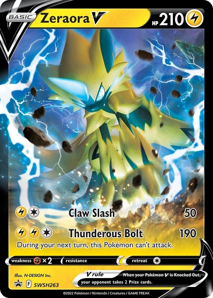 Zeraora V (SWSH263) [Sword & Shield: Black Star Promos] | Mindsight Gaming