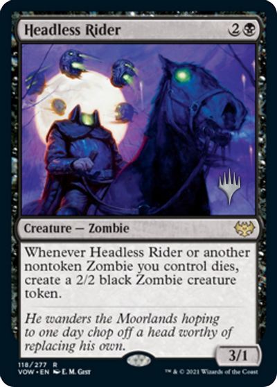 Headless Rider (Promo Pack) [Innistrad: Crimson Vow Promos] | Mindsight Gaming