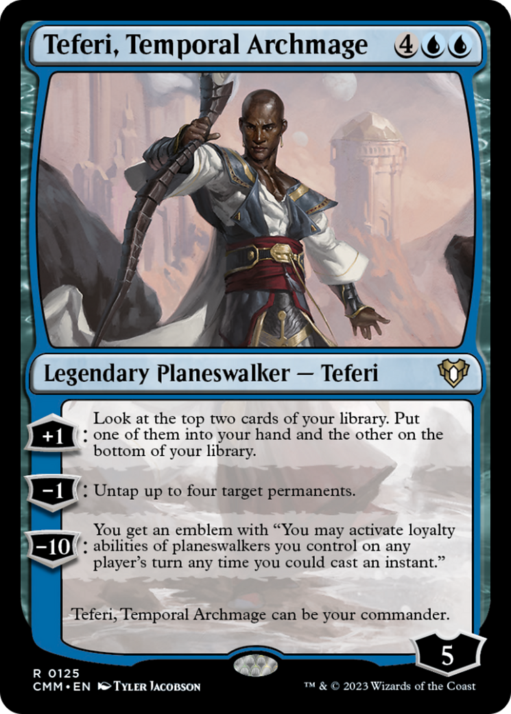 Teferi, Temporal Archmage [Commander Masters] | Mindsight Gaming