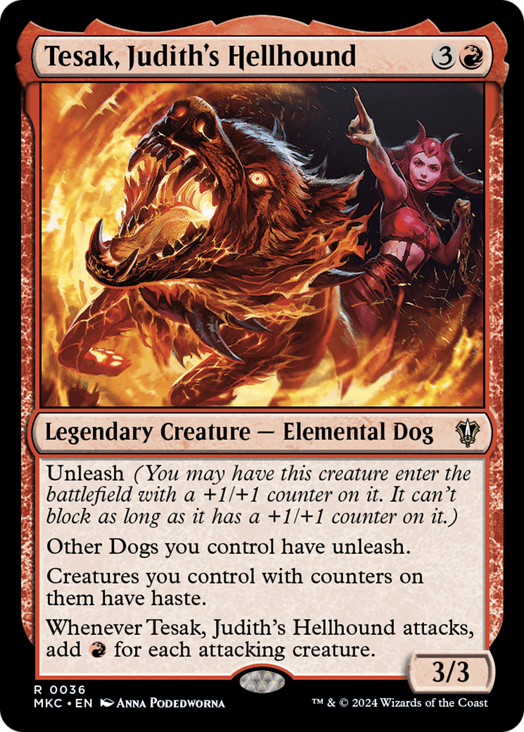 Tesak, Judith's Hellhound [Murders at Karlov Manor Commander] | Mindsight Gaming