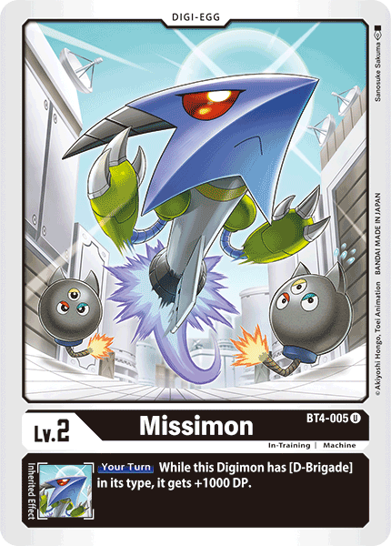 Missimon [BT4-005] [Great Legend] | Mindsight Gaming