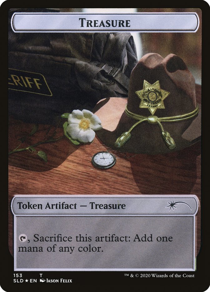 Treasure // Walker (148) Double-Sided Token [Secret Lair Drop Series] | Mindsight Gaming