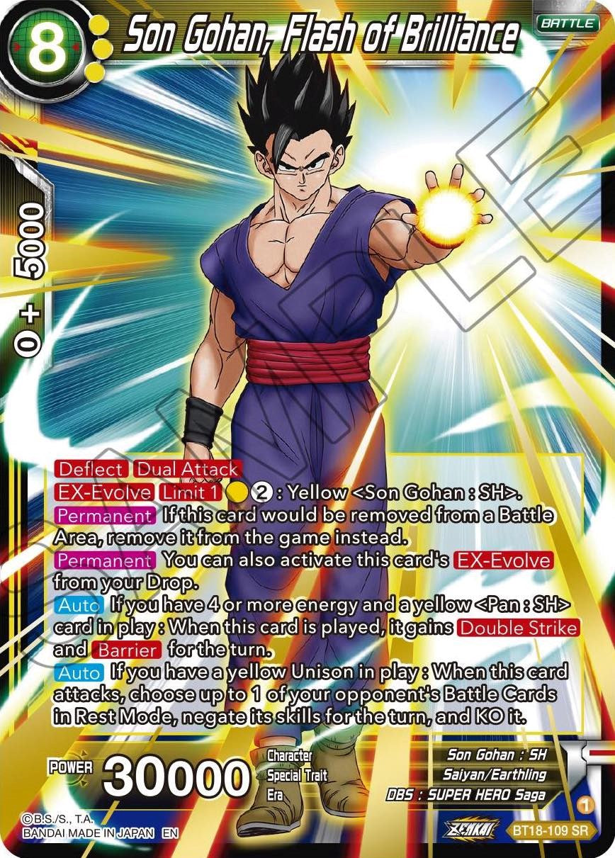 Son Gohan, Flash of Brilliance (BT18-109) [Promotion Cards] | Mindsight Gaming