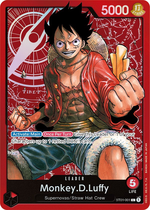 Monkey.D.Luffy (001) [Starter Deck: Straw Hat Crew] | Mindsight Gaming