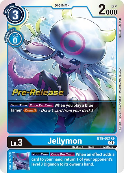 Jellymon [BT9-021] [X Record Pre-Release Promos] | Mindsight Gaming