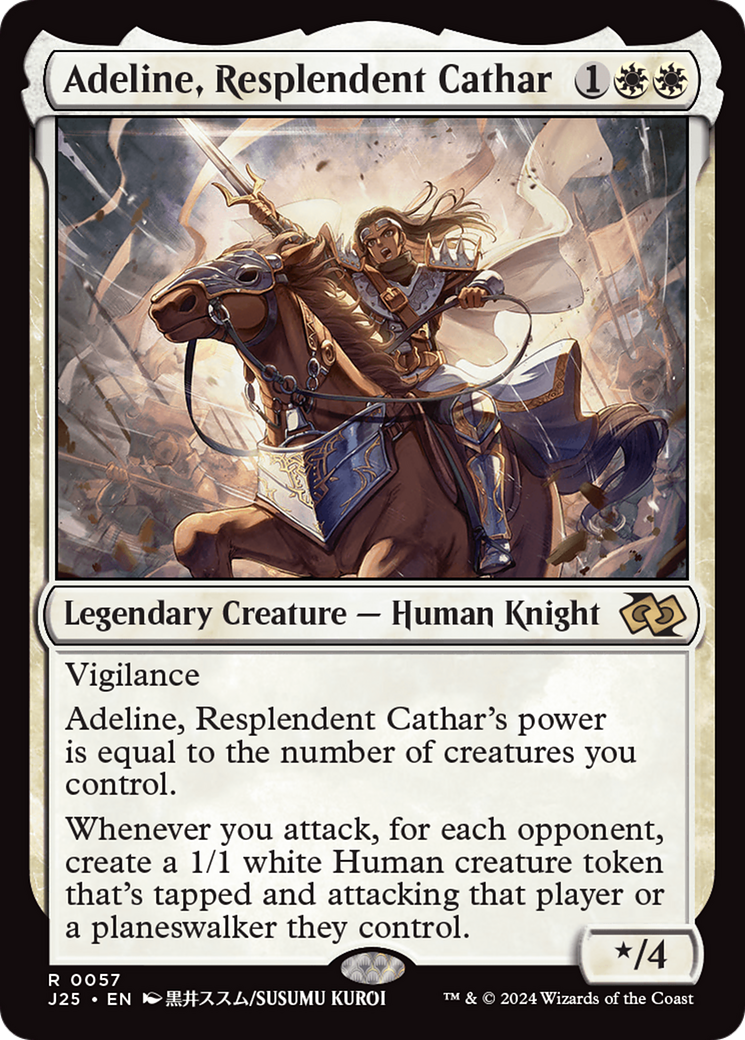 Adeline, Resplendent Cathar (Anime) [Foundations Jumpstart] | Mindsight Gaming