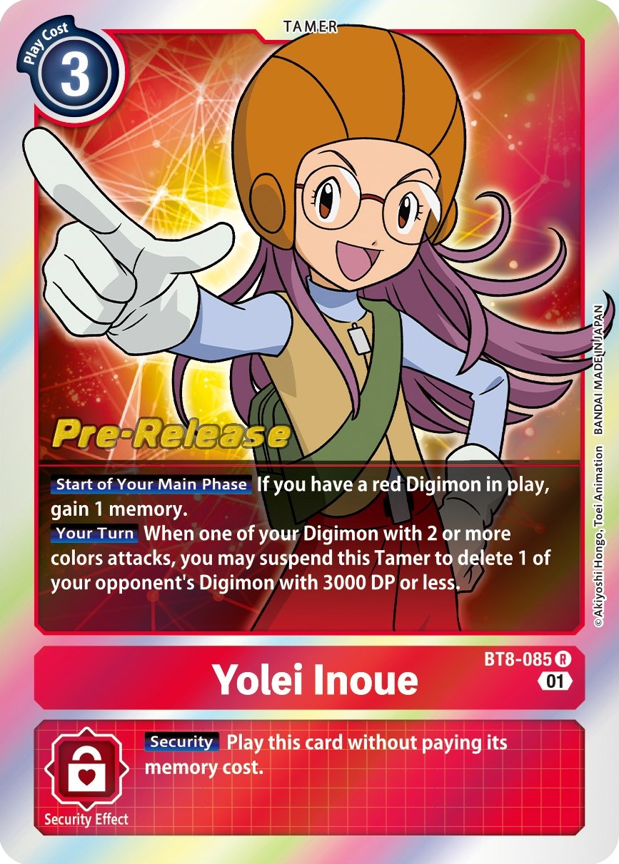 Yolei Inoue [BT8-085] [New Awakening Pre-Release Cards] | Mindsight Gaming