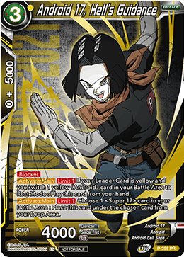 Android 17, Hell's Guidance (Gold Stamped) (P-358) [Tournament Promotion Cards] | Mindsight Gaming