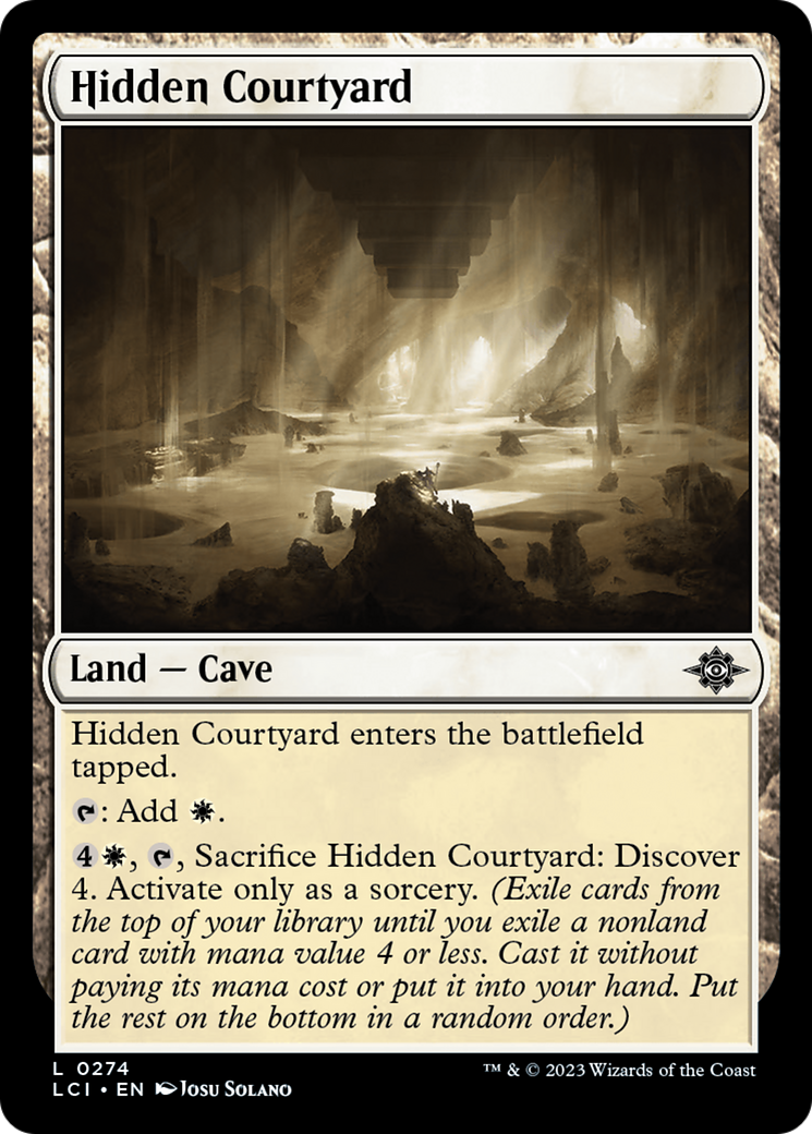 Hidden Courtyard [The Lost Caverns of Ixalan] | Mindsight Gaming