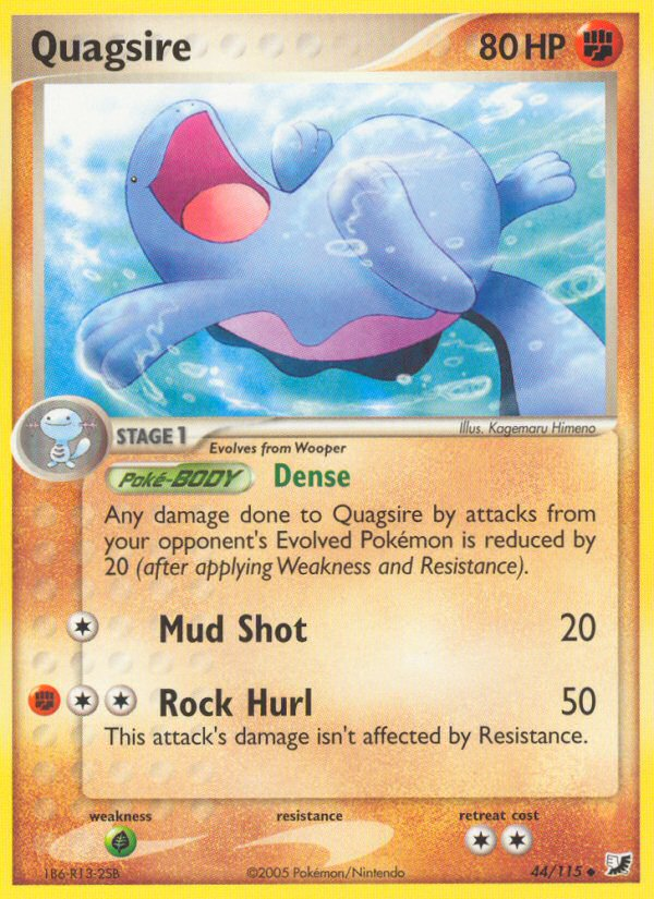 Quagsire (44/115) [EX: Unseen Forces] | Mindsight Gaming