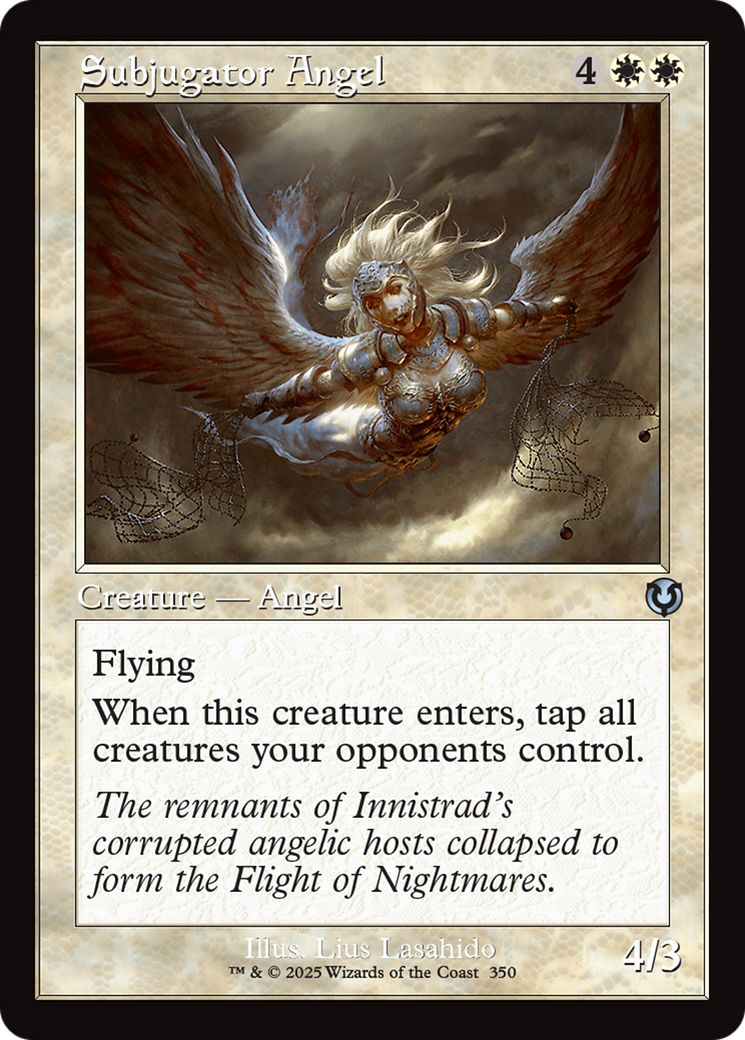 Subjugator Angel (Retro Frame) [Innistrad Remastered] | Mindsight Gaming