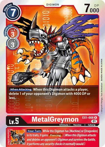 MetalGreymon [EX1-008] [Classic Collection] | Mindsight Gaming