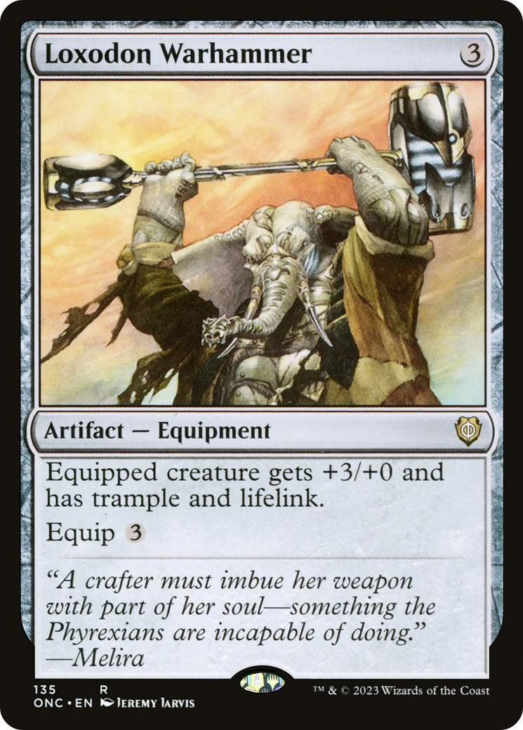 Loxodon Warhammer [Phyrexia: All Will Be One Commander] | Mindsight Gaming