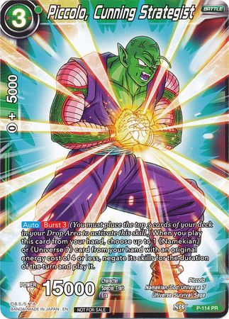 Piccolo, Cunning Strategist (Power Booster) (P-114) [Promotion Cards] | Mindsight Gaming