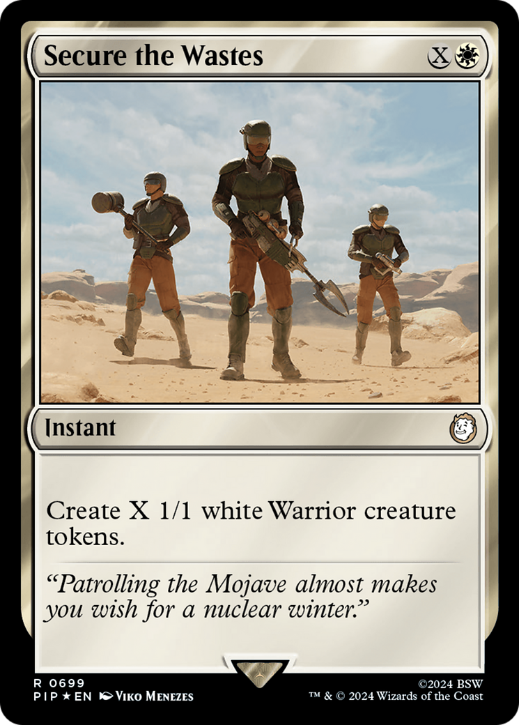 Secure the Wastes (Surge Foil) [Fallout] | Mindsight Gaming