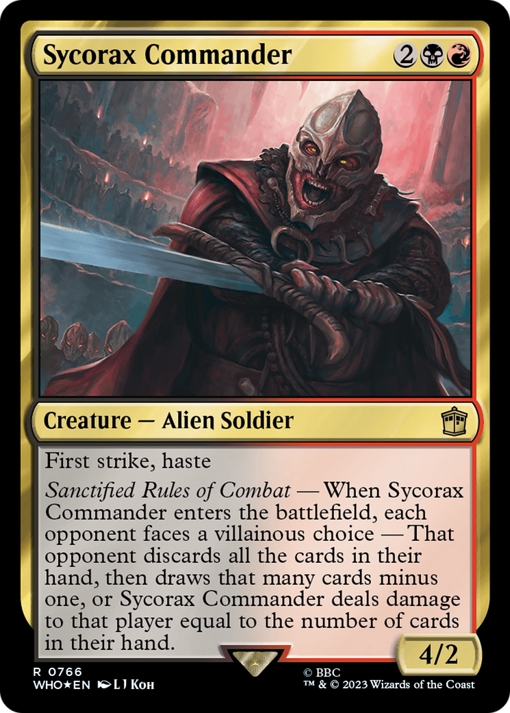 Sycorax Commander (Surge Foil) [Doctor Who] | Mindsight Gaming