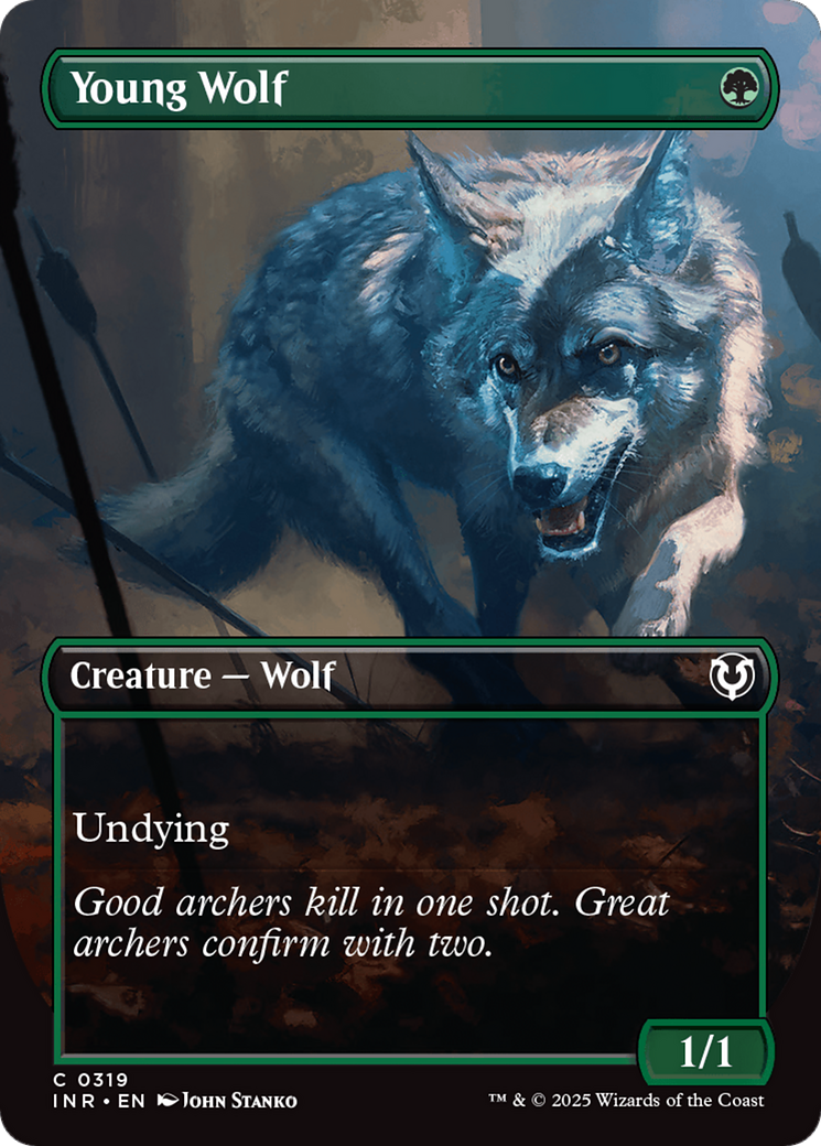 Young Wolf (Borderless) [Innistrad Remastered] | Mindsight Gaming