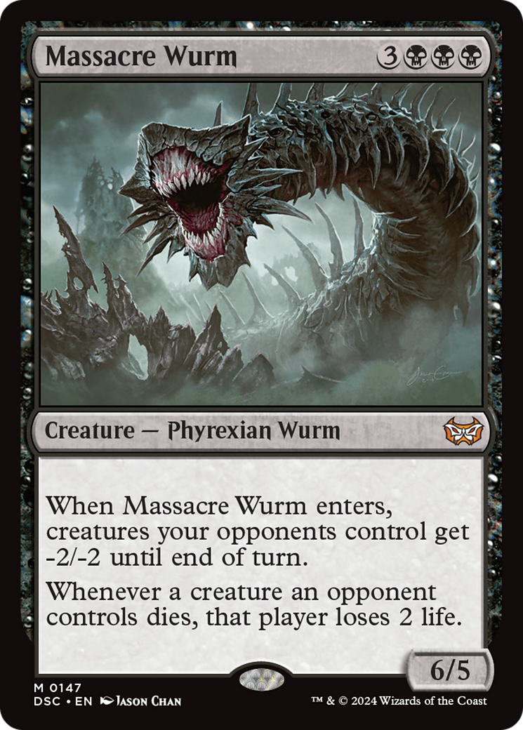 Massacre Wurm [Duskmourn: House of Horror Commander] | Mindsight Gaming