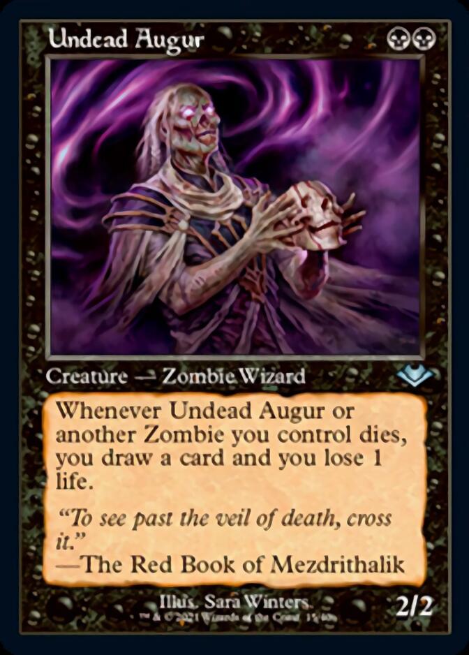 Undead Augur (Retro Foil Etched) [Modern Horizons] | Mindsight Gaming