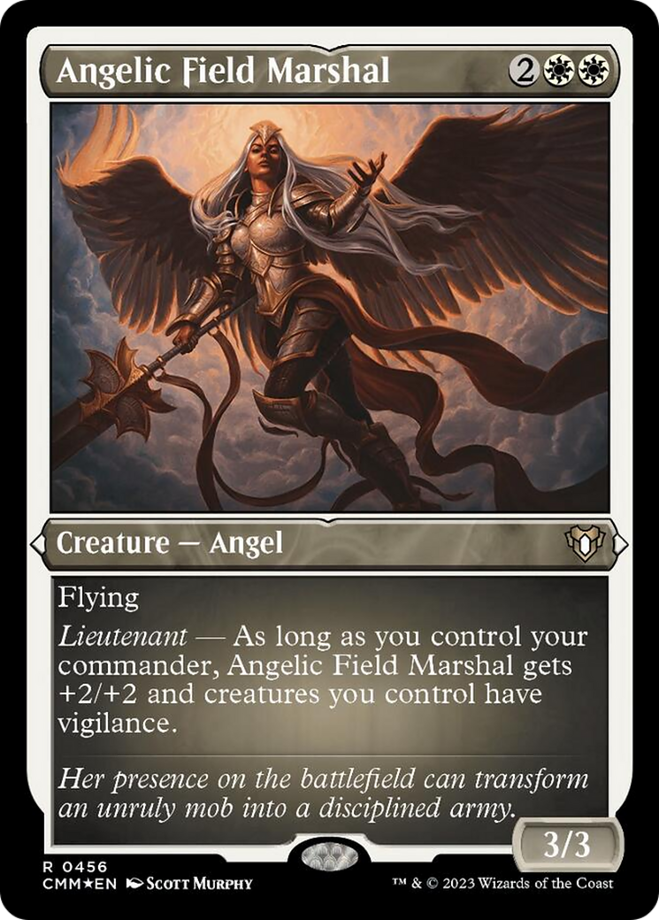 Angelic Field Marshal (Foil Etched) [Commander Masters] | Mindsight Gaming