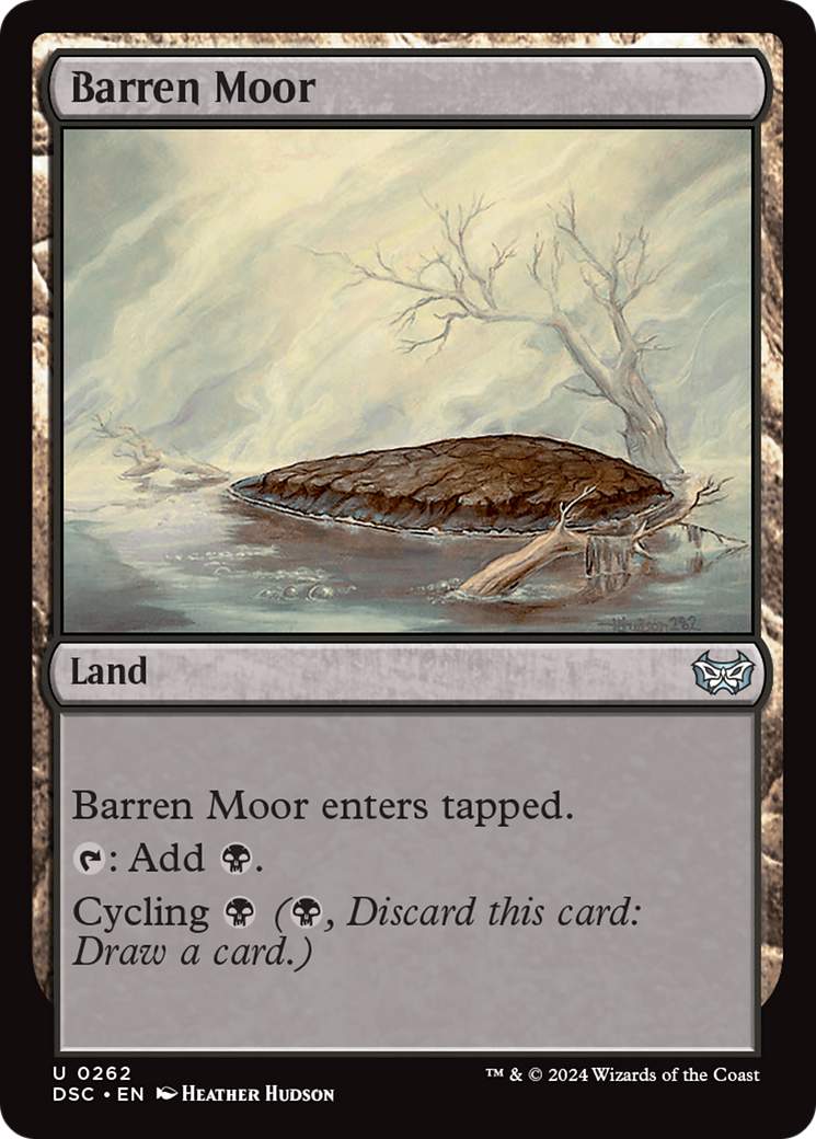 Barren Moor [Duskmourn: House of Horror Commander] | Mindsight Gaming