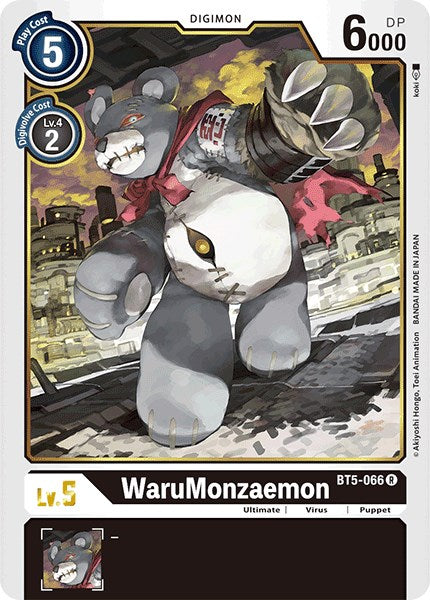 WaruMonzaemon [BT5-066] (Demo Deck Exclusive) [Battle of Omni Promos] | Mindsight Gaming