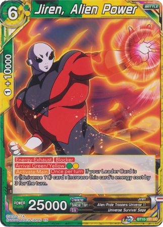 Jiren, Alien Power (BT10-151) [Rise of the Unison Warrior 2nd Edition] | Mindsight Gaming