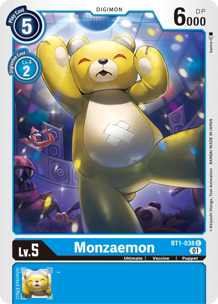 Monzaemon [BT1-038] (Alternative Art) [Starter Deck: Ulforce Veedramon] | Mindsight Gaming