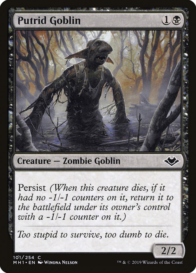 Putrid Goblin [Modern Horizons] | Mindsight Gaming