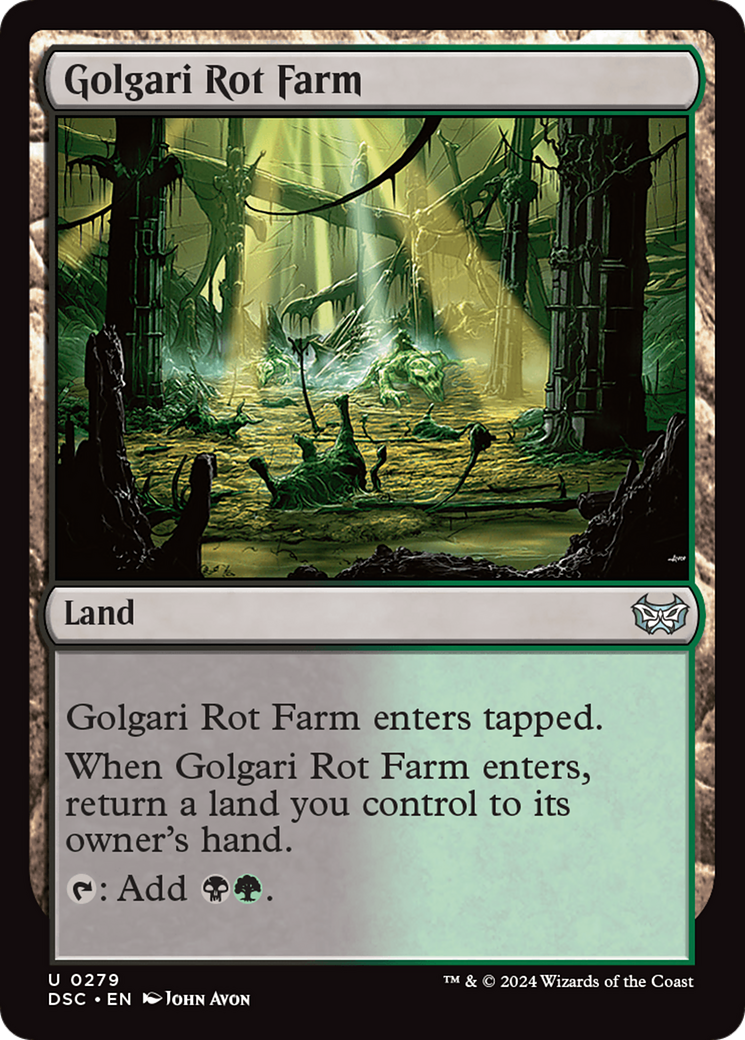 Golgari Rot Farm [Duskmourn: House of Horror Commander] | Mindsight Gaming