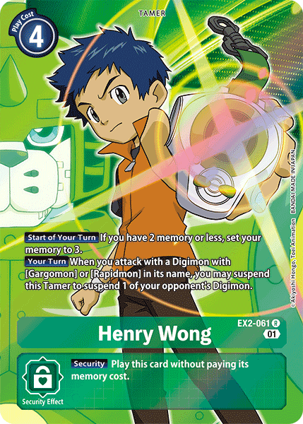 Henry Wong [EX2-061] (Alternate Art) [Digital Hazard] | Mindsight Gaming