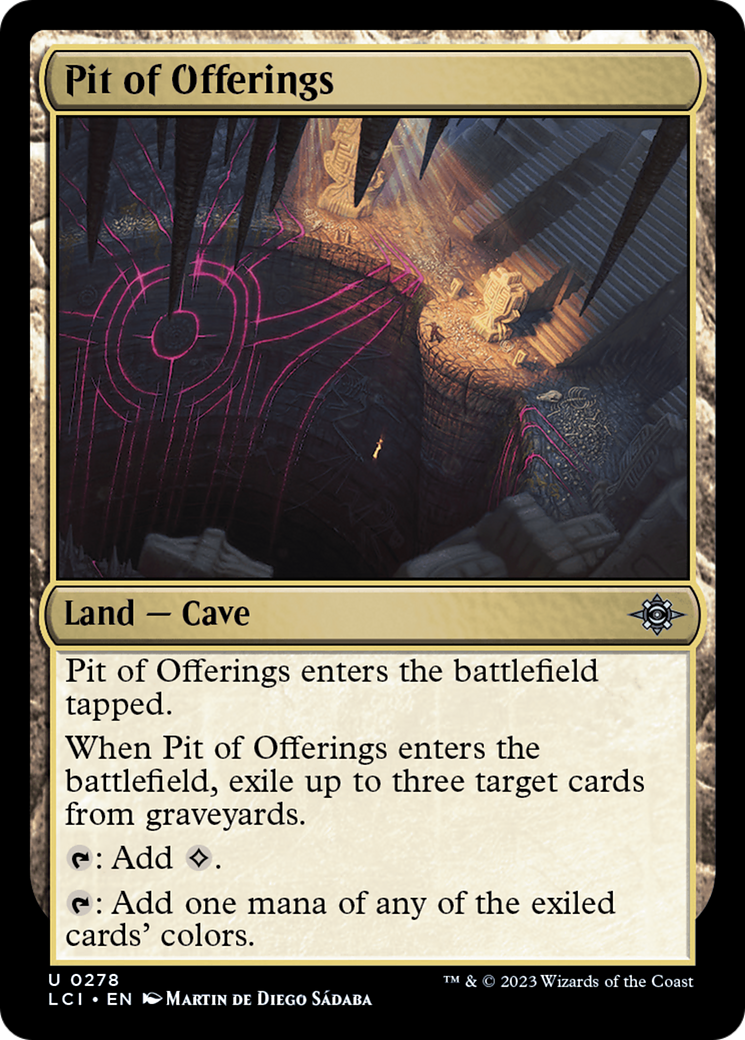 Pit of Offerings [The Lost Caverns of Ixalan] | Mindsight Gaming