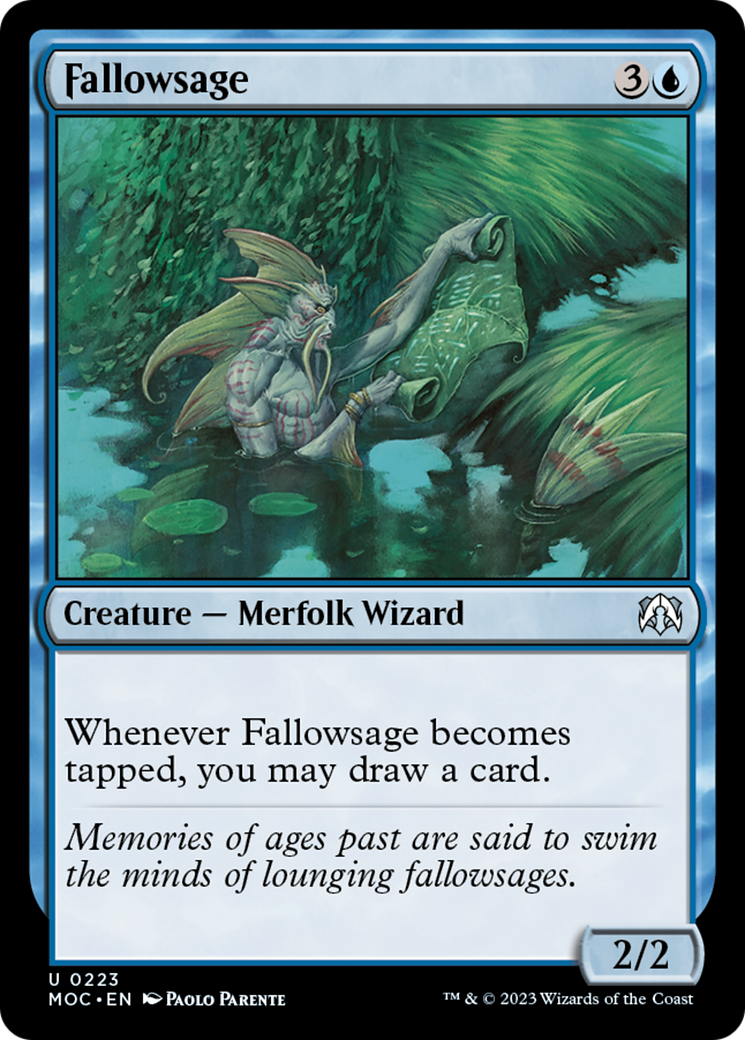 Fallowsage [March of the Machine Commander] | Mindsight Gaming