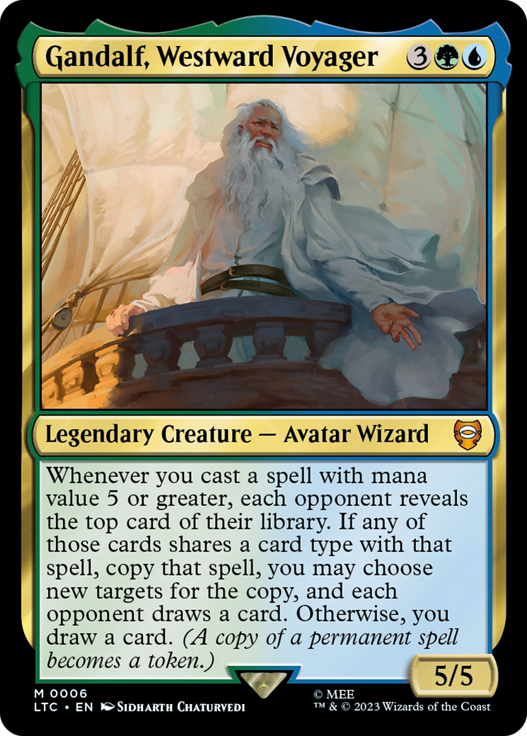 Gandalf, Westward Voyager [The Lord of the Rings: Tales of Middle-Earth Commander] | Mindsight Gaming