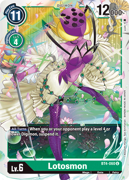 Lotosmon [BT4-060] [Great Legend] | Mindsight Gaming