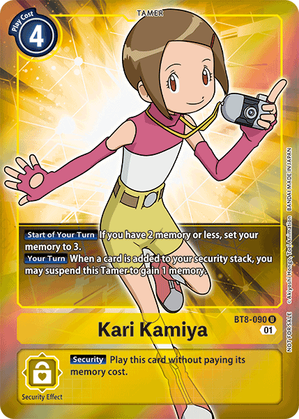 Kari Kamiya [BT8-090] (Alternative Art - Box Topper) [New Awakening] | Mindsight Gaming