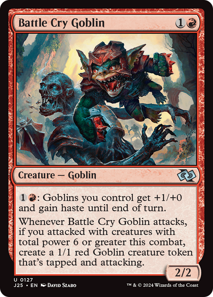 Battle Cry Goblin [Foundations Jumpstart] | Mindsight Gaming