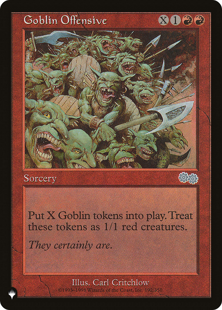 Goblin Offensive [The List Reprints] | Mindsight Gaming