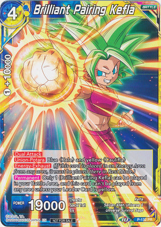 Brilliant Pairing Kefla (Shop Tournament: Assault of Saiyans) (P-132) [Promotion Cards] | Mindsight Gaming