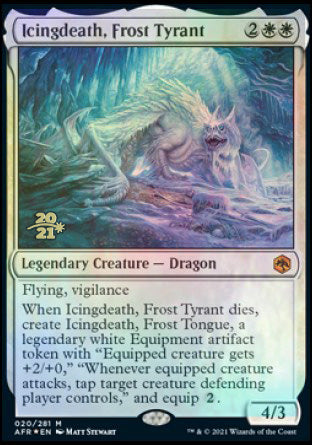 Icingdeath, Frost Tyrant [Dungeons & Dragons: Adventures in the Forgotten Realms Prerelease Promos] | Mindsight Gaming