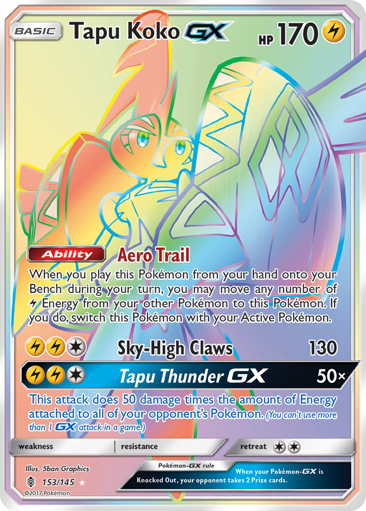 Tapu Koko GX (153/145) [Sun & Moon: Guardians Rising] | Mindsight Gaming