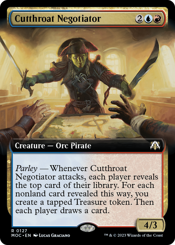 Cutthroat Negotiator (Extended Art) [March of the Machine Commander] | Mindsight Gaming