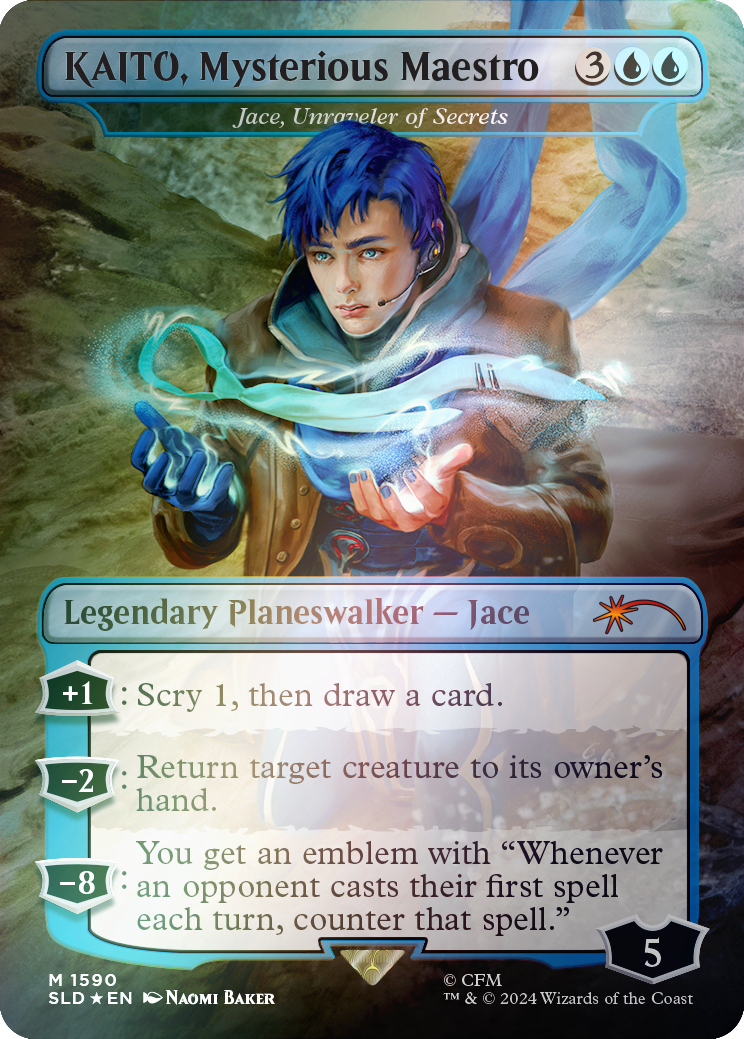 KAITO, Mysterious Maestro - Jace, Unraveler of Secrets (Rainbow Foil) [Secret Lair Drop Series] | Mindsight Gaming