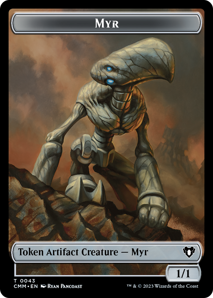 Myr Token [Commander Masters Tokens] | Mindsight Gaming