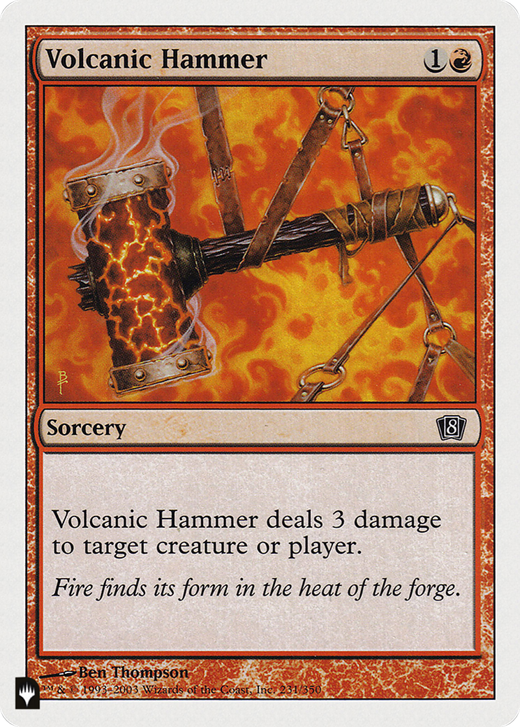 Volcanic Hammer [The List Reprints] | Mindsight Gaming