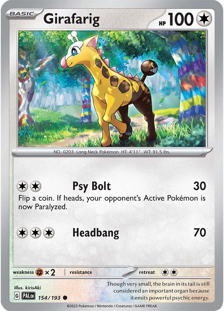 Girafarig (154/193) [Scarlet & Violet: Paldea Evolved] | Mindsight Gaming