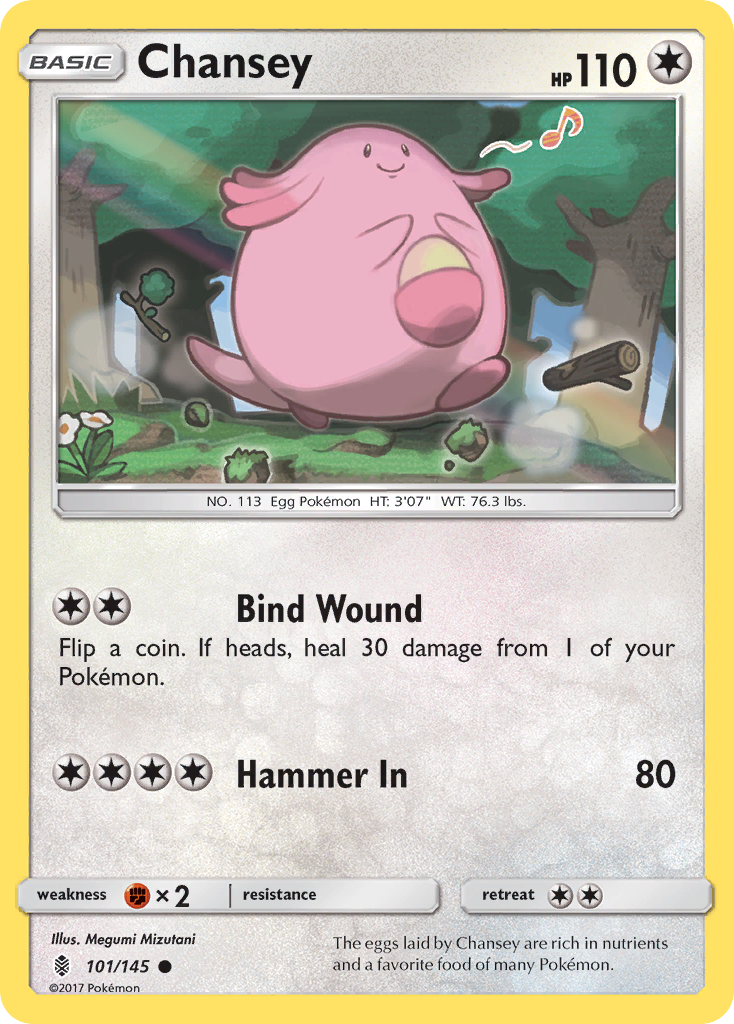 Chansey (101/145) [Sun & Moon: Guardians Rising] | Mindsight Gaming