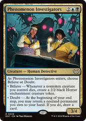 Phenomenon Investigators [Duskmourn: House of Horror Commander] | Mindsight Gaming