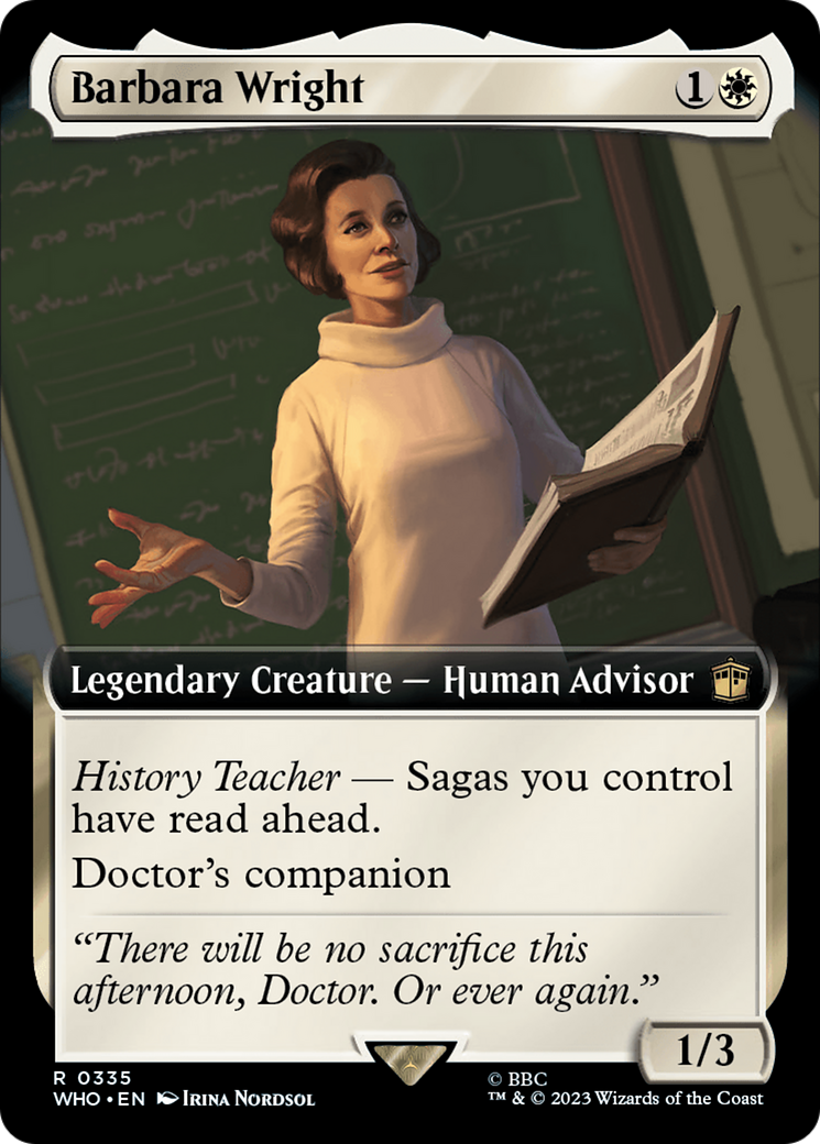 Barbara Wright (Extended Art) [Doctor Who] | Mindsight Gaming